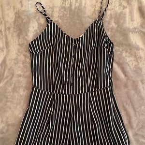 Navy Stripped Romper